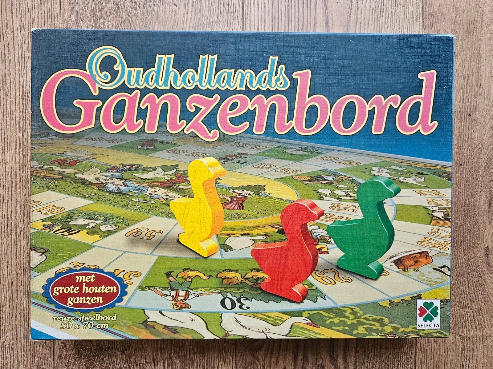 Oudhollands reuze ganzenbord, Vijf spelers of meer, Ophalen of Verzenden, Gebruikt, Selecta