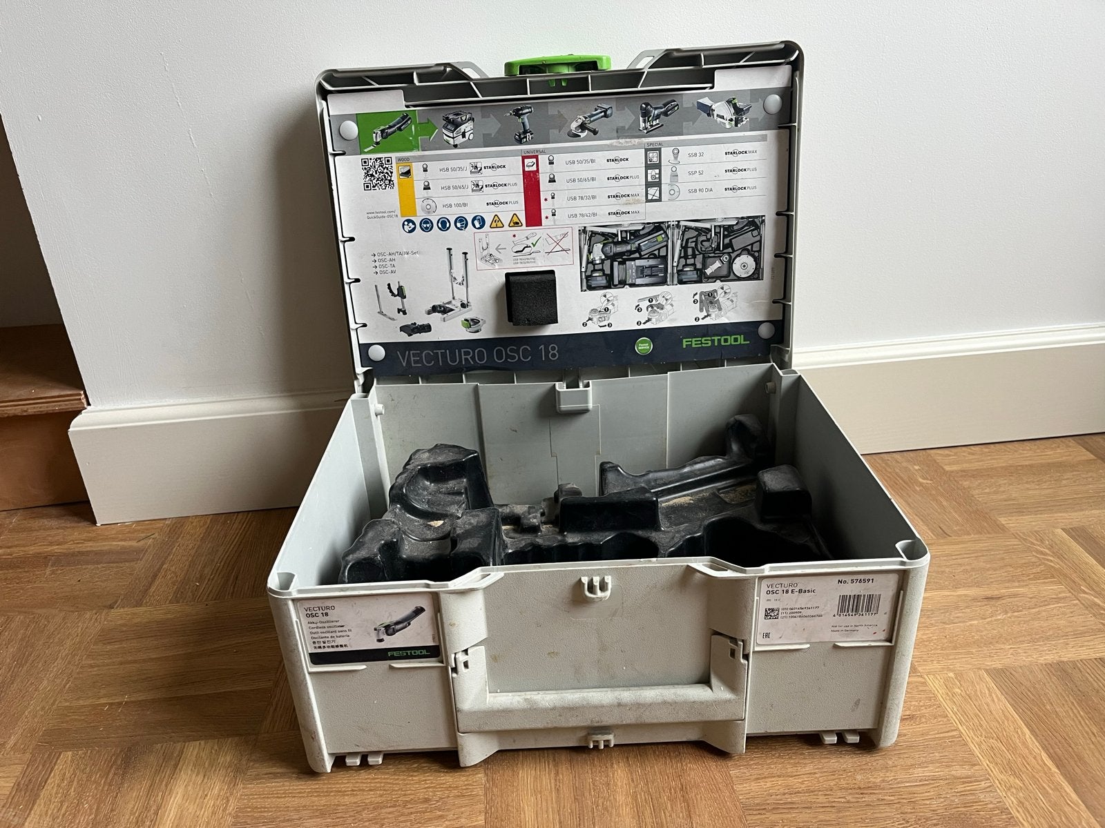 Festool Vecturo OSC 18 Multitool Systainer met Inlay, Ophalen of Verzenden, Gebruikt