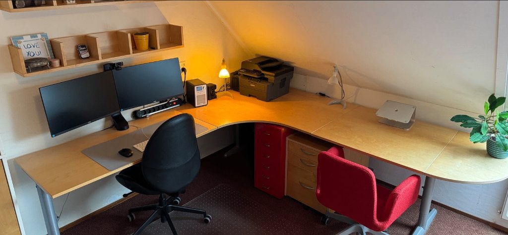 Hoekbureau 240 x 240, Huis en Inrichting, Ophalen, Gebruikt, Scandinavisch, Hoekbureau