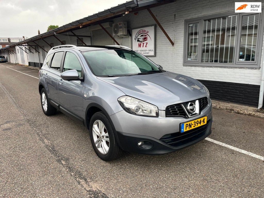 Nissan Qashqai +2 2.0 TEKNA | PANO | 360 CAM. | VOLL. OH, Auto's, Nissan, Euro 5, Stof, Gebruikt, Beige