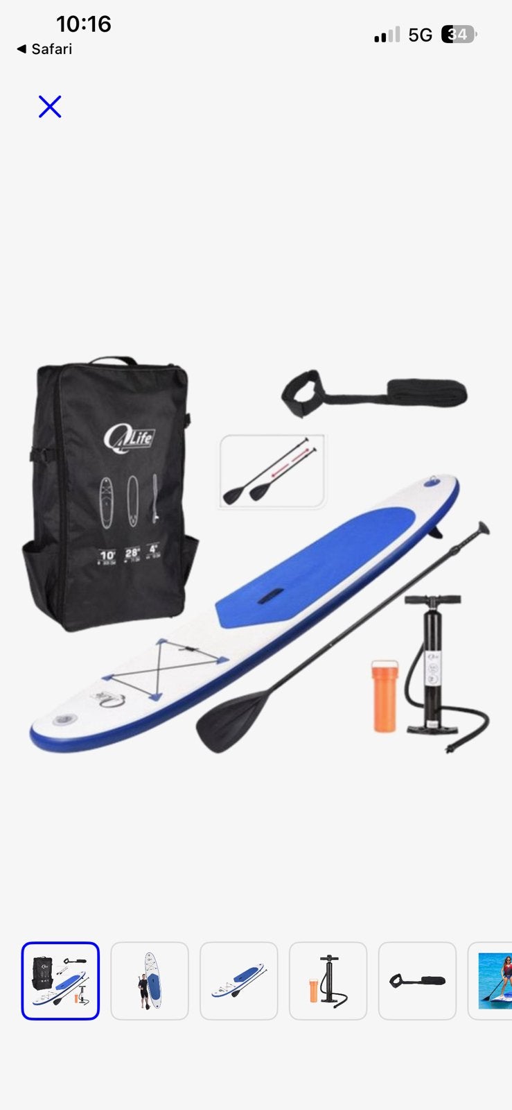 Nieuw SUPboard in doos - ook blauw beschikbaar met stoeltje, Ophalen, SUP-boards, Nieuw, ?