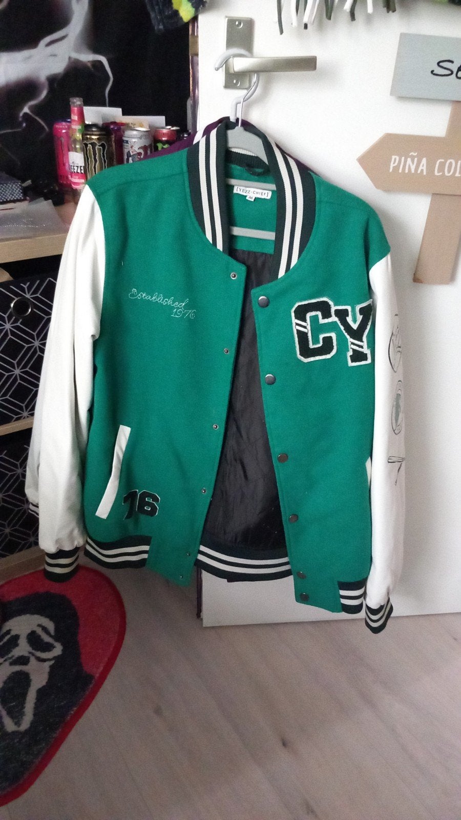 Supermooie Chief State Baseball Jacket Maat M, Chief State, Maat 48/50 (M), Ophalen of Verzenden, Zo goed als nieuw