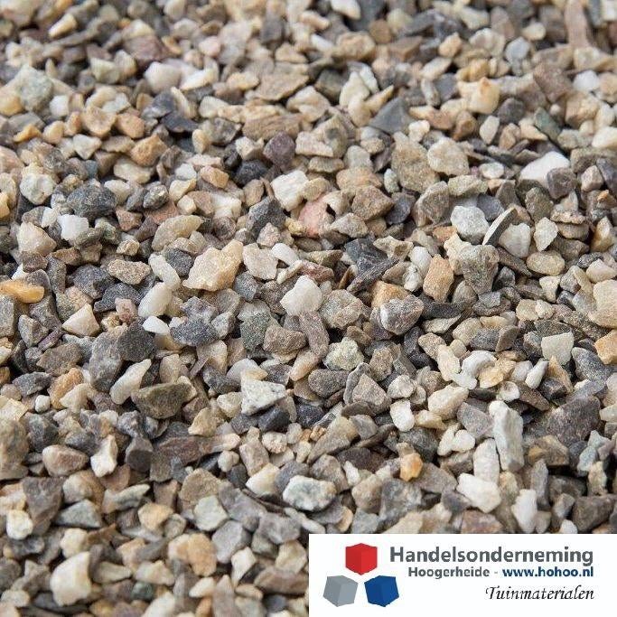Morane split gebroken bonte siersplit tuin pad oprit parking, Overige materialen, Verzenden, Nieuw, Split