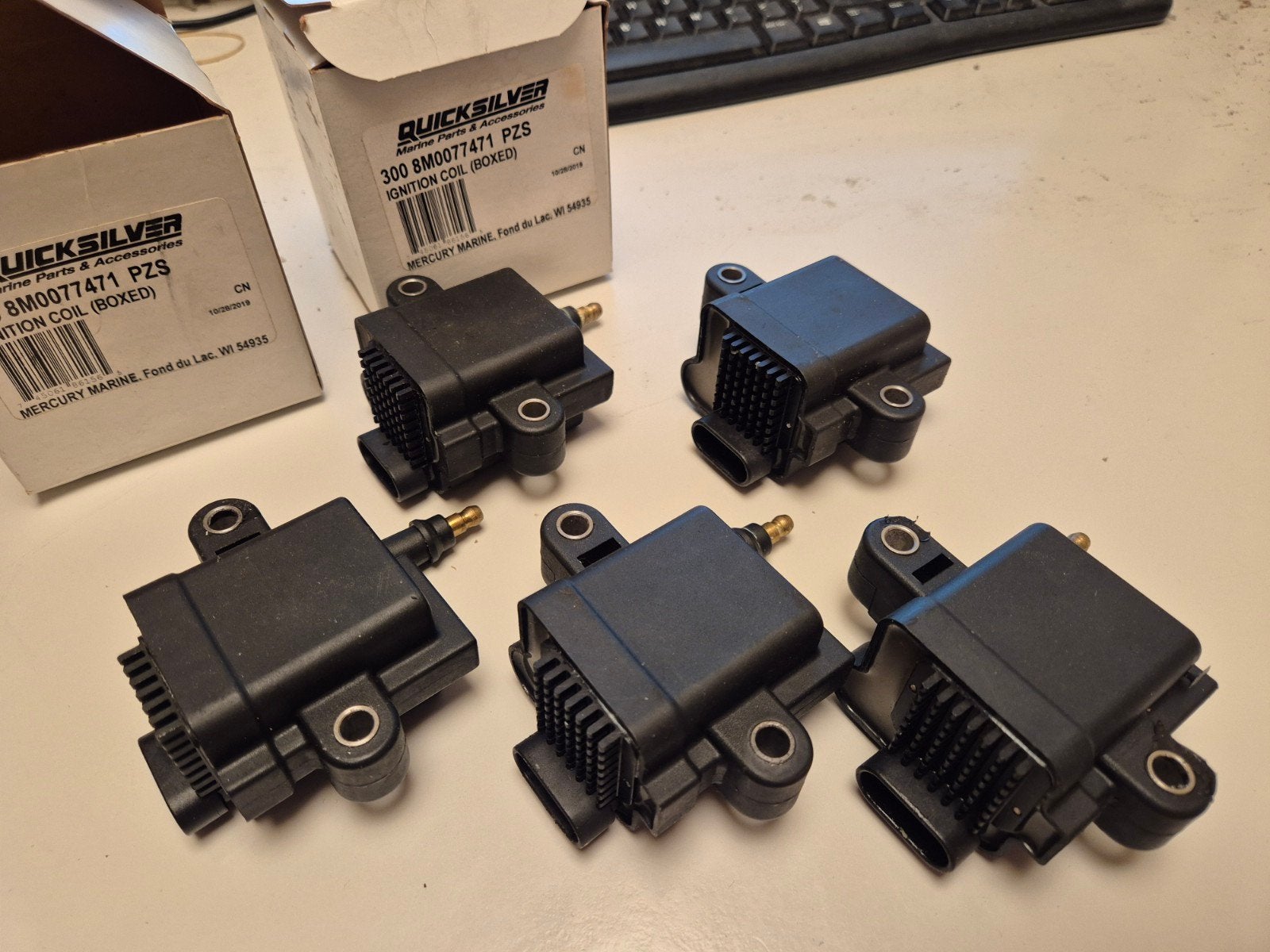 5 x   Ignition coil  Mercury bobine, Ophalen, Nieuw, Motor en Techniek