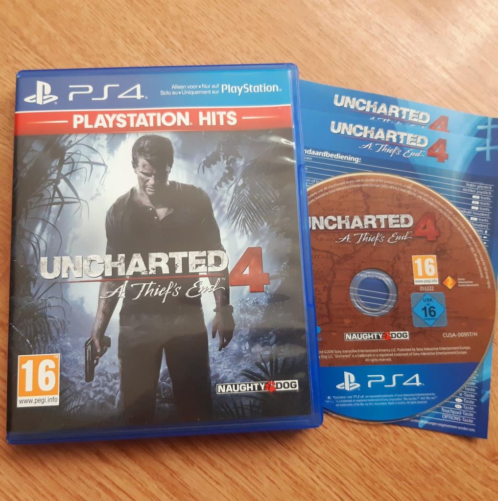 Uncharted 4 a Thief's End - PS4, Ophalen of Verzenden, Avontuur en Actie