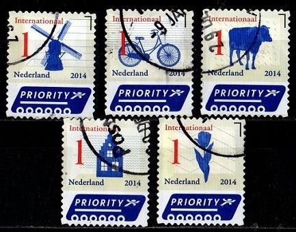 Nederland nr. 3150-3154 Nederlandse Iconen gestempeld, Postzegels en Munten, Postzegels | Nederland, Ophalen of Verzenden, Na 1940
