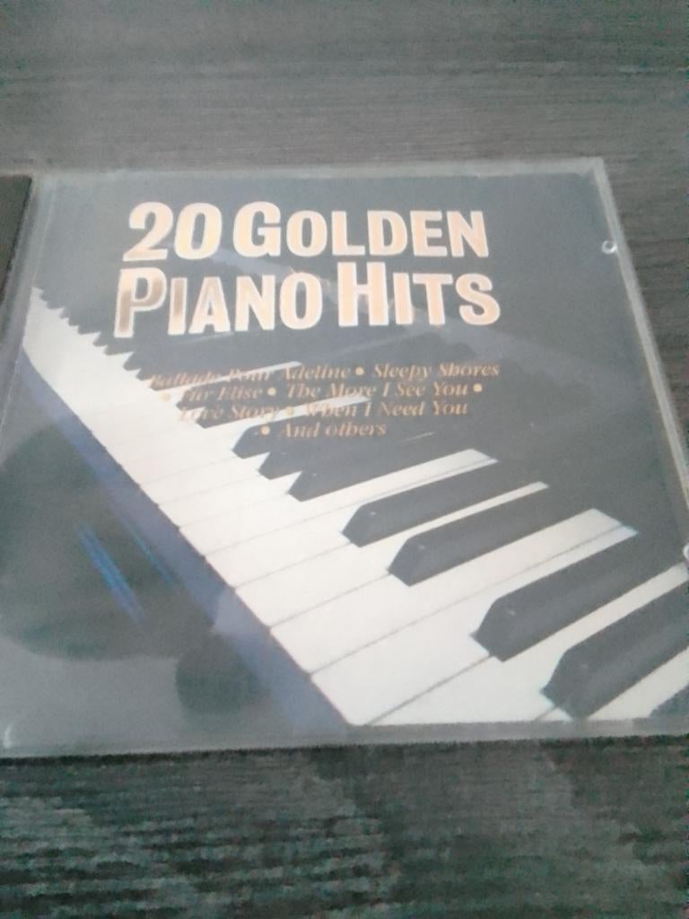 20 Golden Piano Hits CD - Klassieke en populaire pianomuziek, Ophalen, Modernisme tot heden, Gebruikt, Overige typen