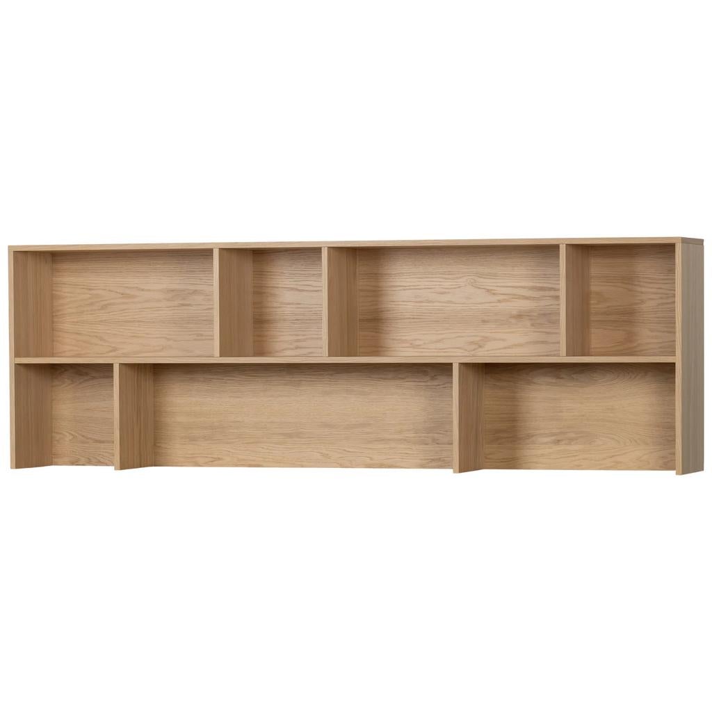 Woood New Gravure opzetkast eiken blanke lak, Huis en Inrichting, Kasten | Wandmeubels, Ophalen, Met plank(en), Eikenhout, Zo goed als nieuw