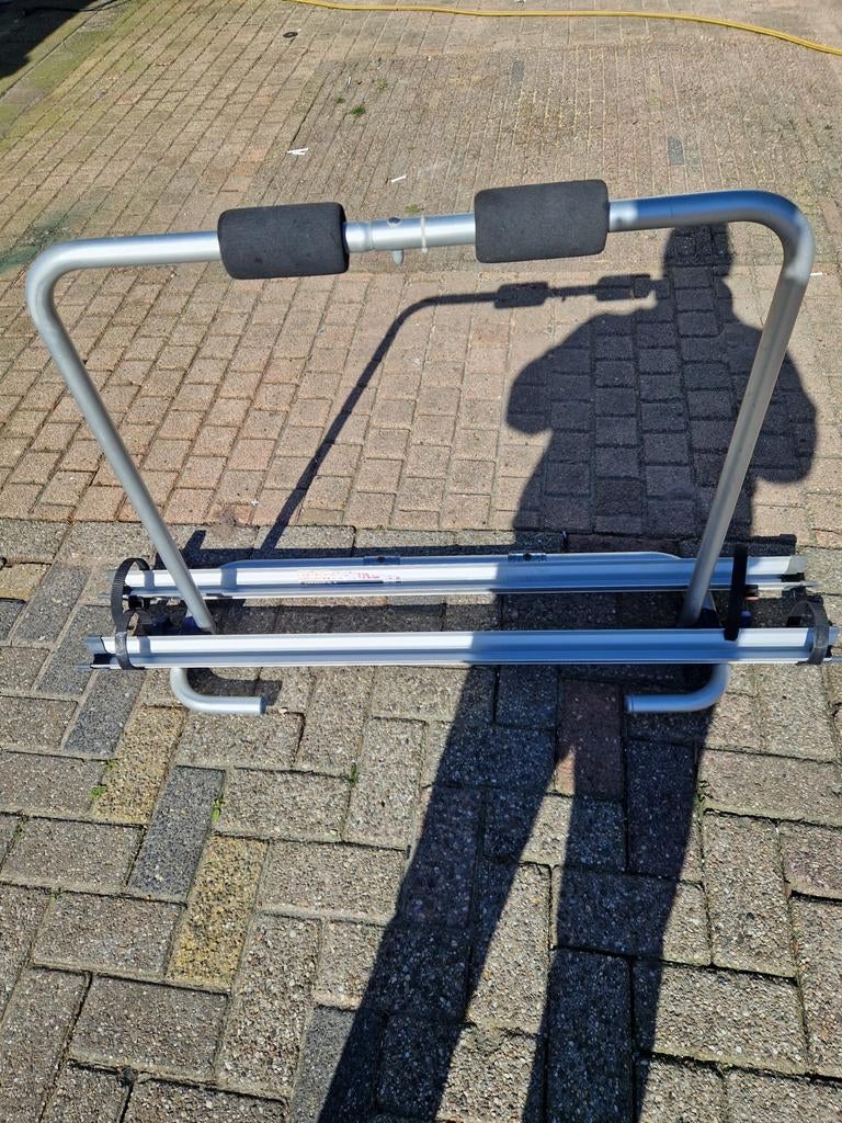 Fietsenrek voor caravan, Caravans en Kamperen, Camper-accessoires, Ophalen, Gebruikt