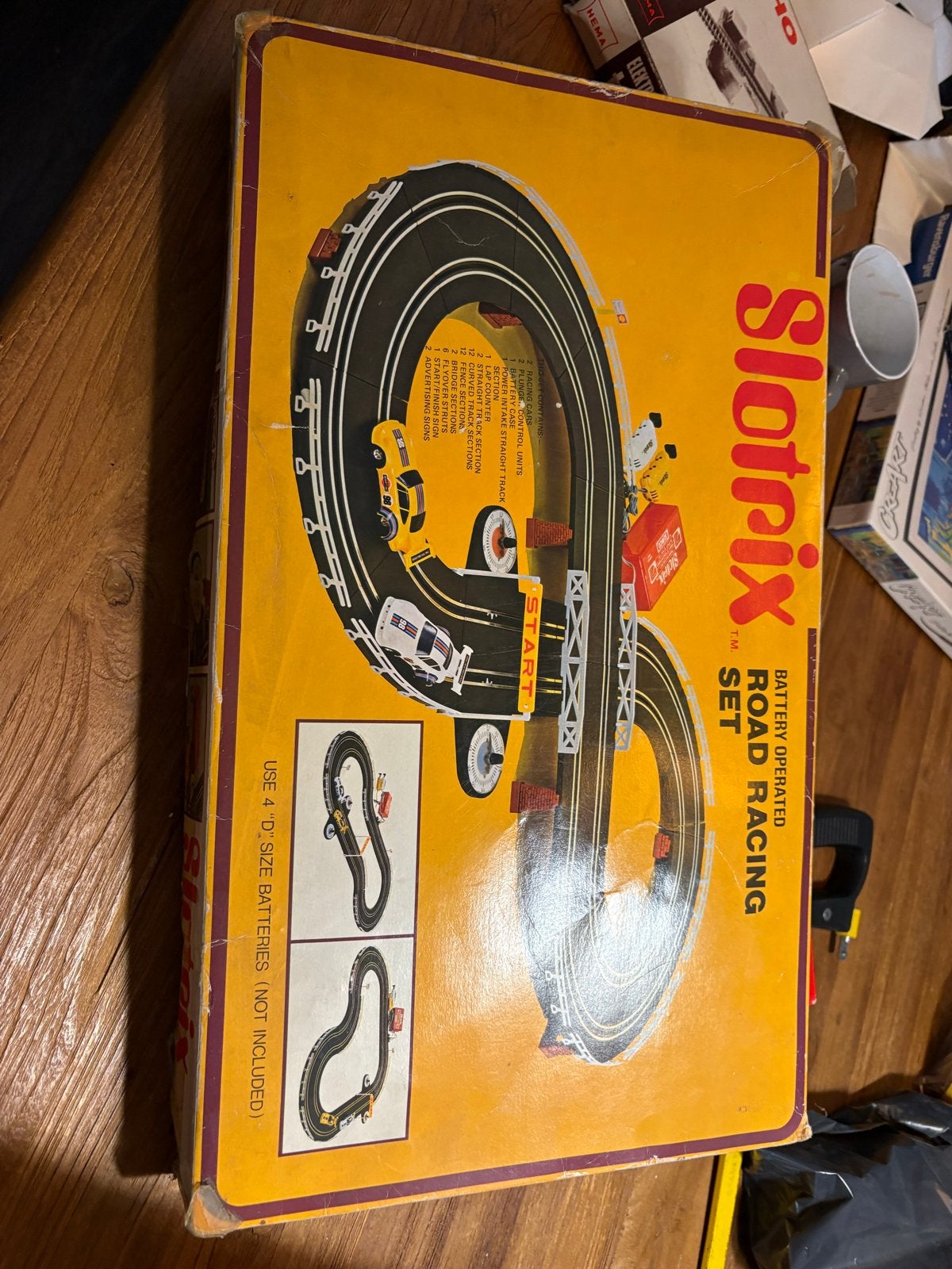 Slotrix Road Racing Set - Vintage Racebaan, Overige merken, Ophalen of Verzenden, Elektrisch, Racebaan