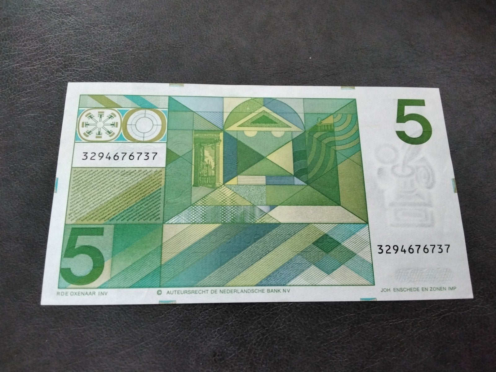 5 Gulden biljet Vondel ll   1973 niet in omloop geweest, Verzenden, 5 gulden, Los biljet