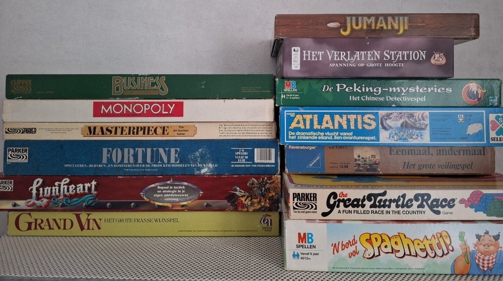 Partij van 13 bordspellen waaronder vintage spellen, Hobby en Vrije tijd, Gezelschapsspellen | Bordspellen, Een of twee spelers