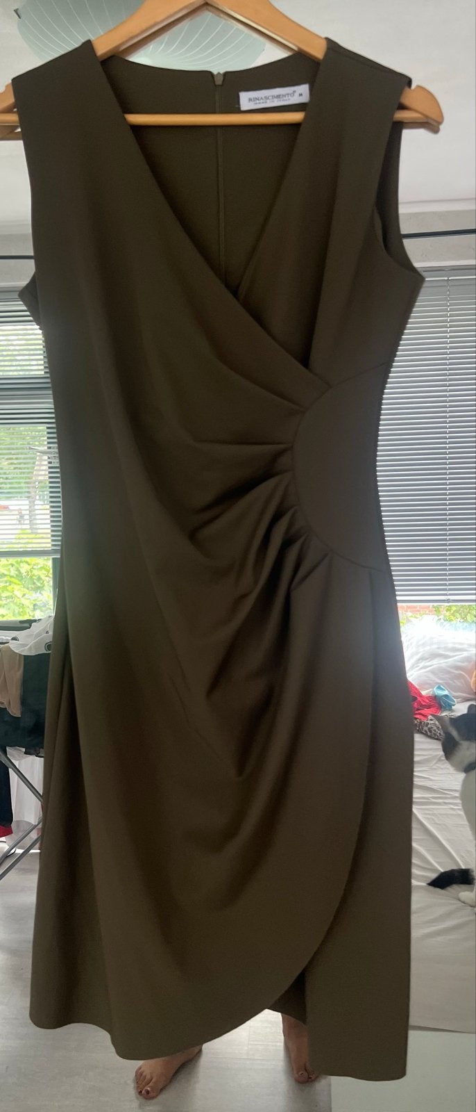 Rinascimento Jurk - Made in Italy - Maat M, Maat 38/40 (M), Verzenden, Zo goed als nieuw, Onder de knie