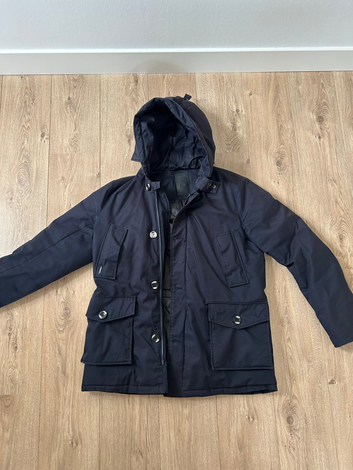 Airforce winterjas heren - Maat L, Verzenden, Zo goed als nieuw, Maat 52/54 (L), Blauw