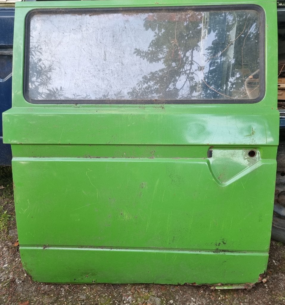 Schuifdeur met laswerk , oud type, volkswagen t3 bus, Ophalen