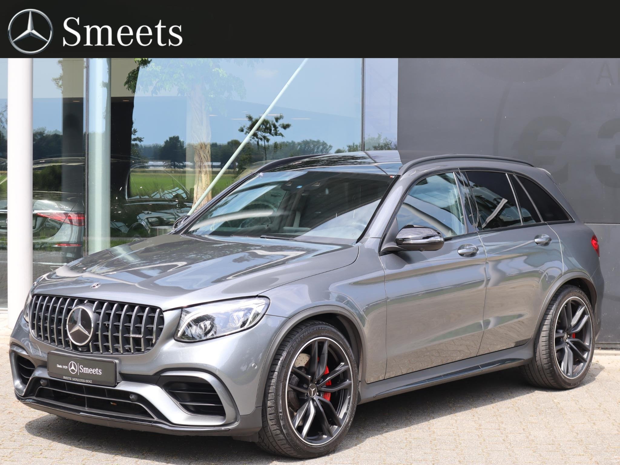 Mercedes-Benz GLC 63 AMG 63 S 4MATIC+ l Keyless l Panoramada, Auto's, Gebruikt, 510 pk, Panoramadak, Leder