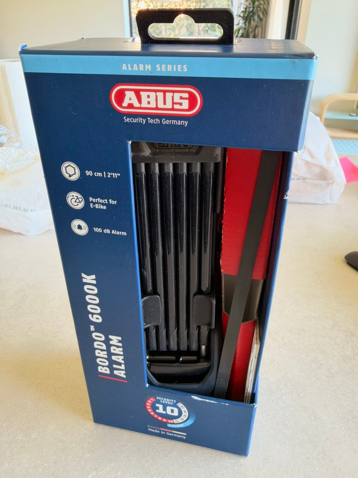 Abus slot BORDO Alarm 6000KA *NIEUW*, Ophalen, Alarm, Zo goed als nieuw, Vouwslot