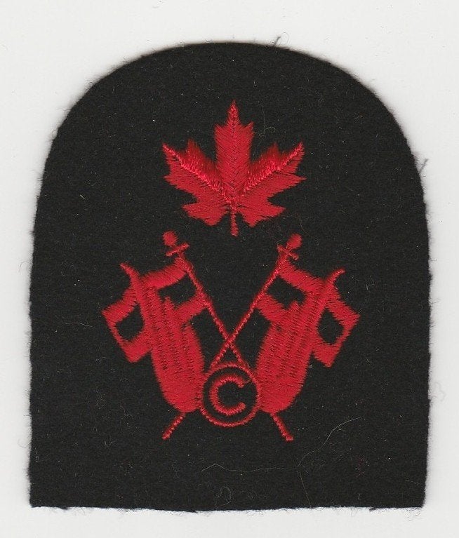 embleem Canada - RCN Royal Canadian Navy Communicator Crypto, Ophalen of Verzenden, Marine, Amerika, Embleem of Badge