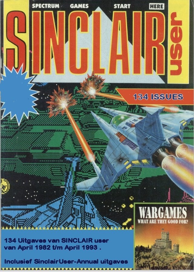 Sinclair User tijdschriften op DVD in Pdf formaat, Ophalen of Verzenden, Sinclair