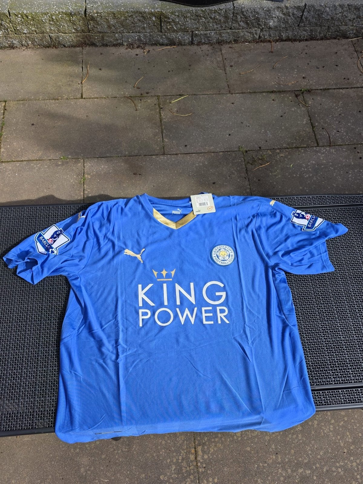 Leicester City Vardy 9 Thuisshirt Puma Maat xl, Maat XL, Ophalen of Verzenden, Nieuw, Shirt