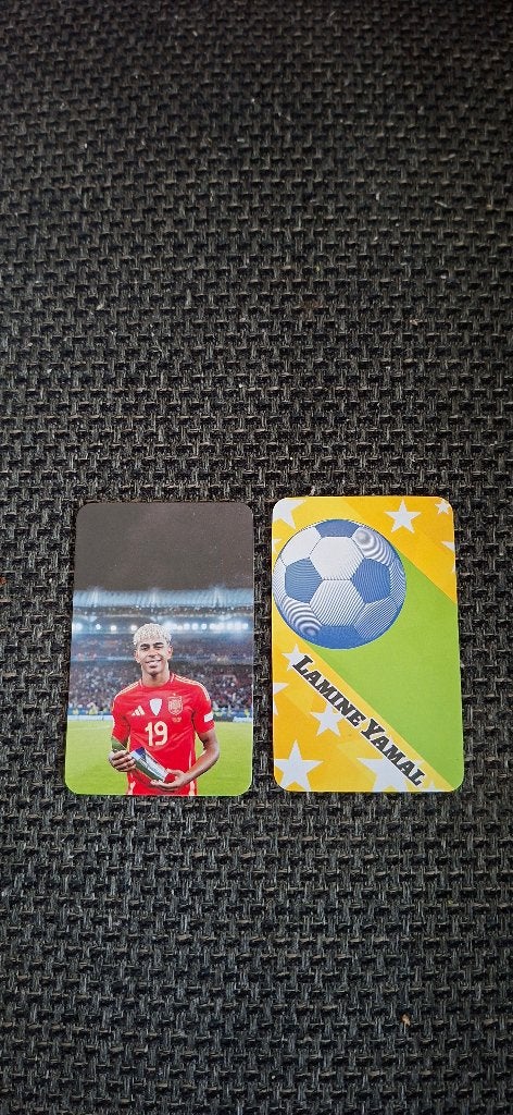 Diverse trading cards Lamine Yamal # Barcelona / Spanje (3), Ophalen of Verzenden, Nieuw, Buitenlandse clubs, Spelerskaart