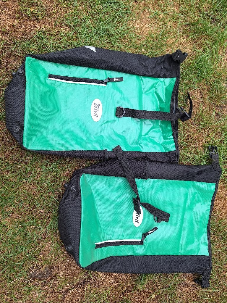 Fietstassen met regenhoes, Ophalen of Verzenden, Gebruikt, Crivit