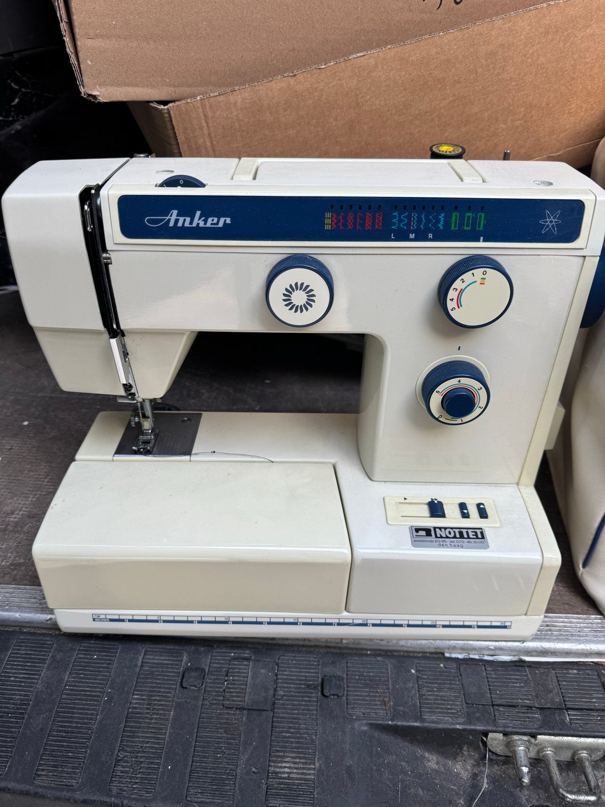 Anker naaimachine met toebehoren - Goed werkend, Ophalen of Verzenden, Gebruikt, Naaimachine, Overige merken