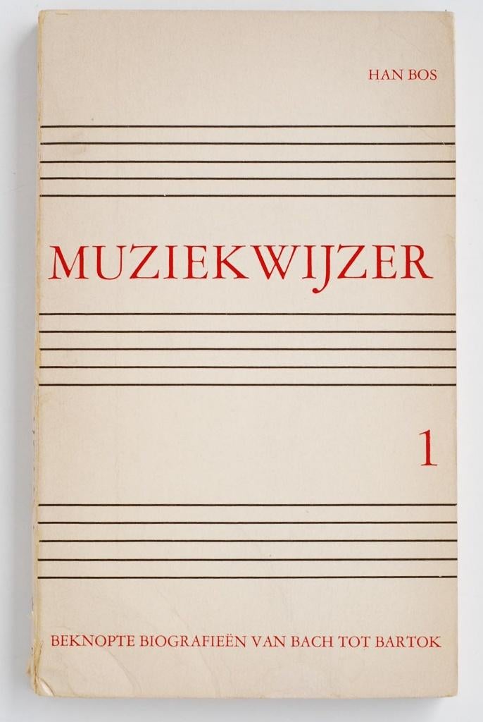 Muziekwijzer - Biografieën van Bach tot Bartok (1965), Boeken, Verzenden, Zo goed als nieuw