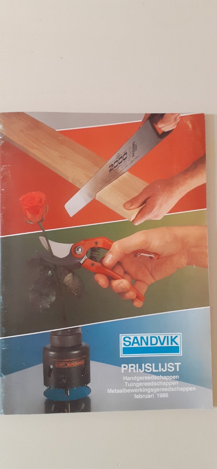 Sandvik catalogus prijslijst Handgereedschappen 1986, Sandvik, Ophalen of Verzenden, Zo goed als nieuw, Catalogus