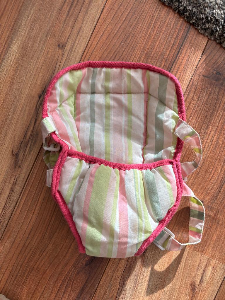 Draagzak voor pop, Kinderen en Baby's, Speelgoed | Poppen, Ophalen, Gebruikt, Babypop