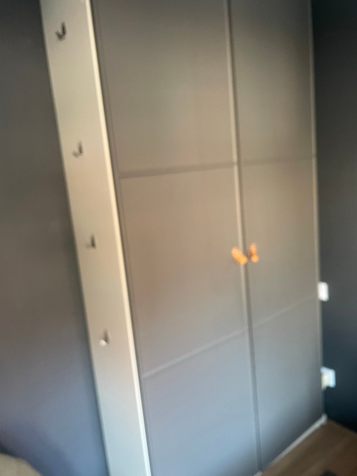 IKEA Kast met grijze deuren, Ophalen, Gebruikt, 200 cm of meer, 50 tot 100 cm