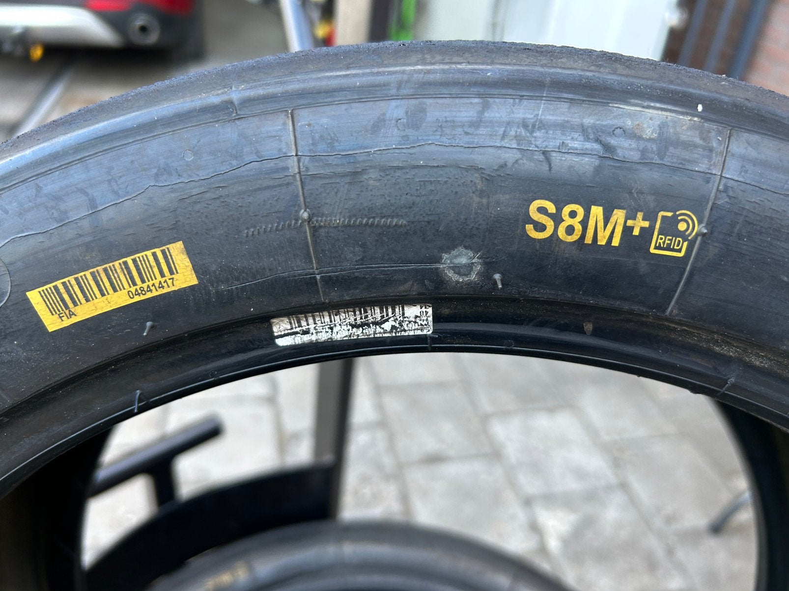 Michelin Pilot Sport Slicks 24/61-17 set 300,-, Auto diversen, Ophalen, Gebruikt