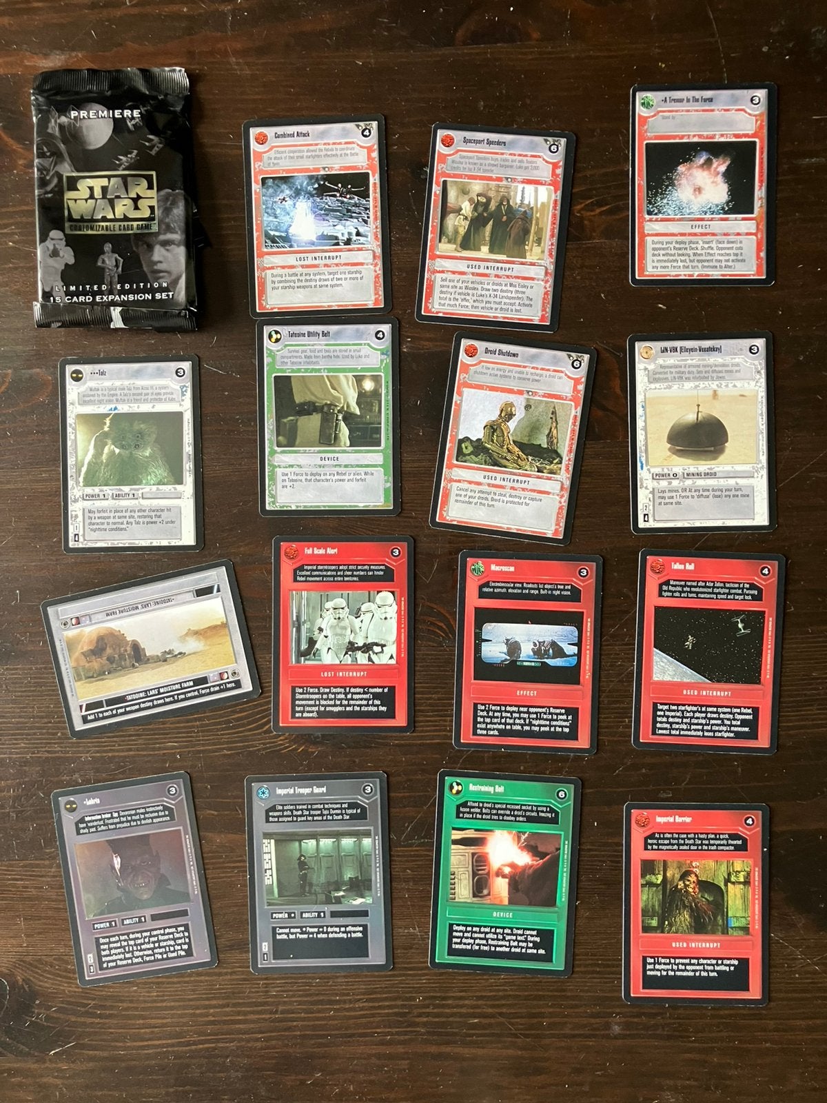 Star Wars Customizable Card Game - Premiere Limited Edition, Ophalen of Verzenden, Zo goed als nieuw, Meerdere plaatjes