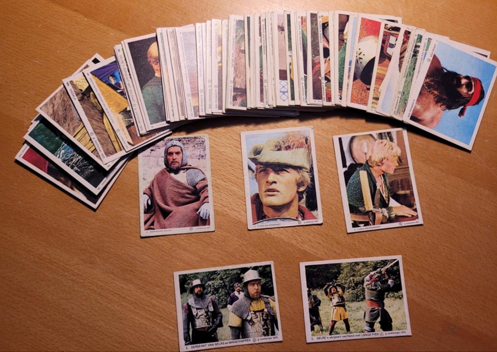 100x Floris Monty Gum kaartjes Batman 1970, Ophalen of Verzenden, Gebruikt
