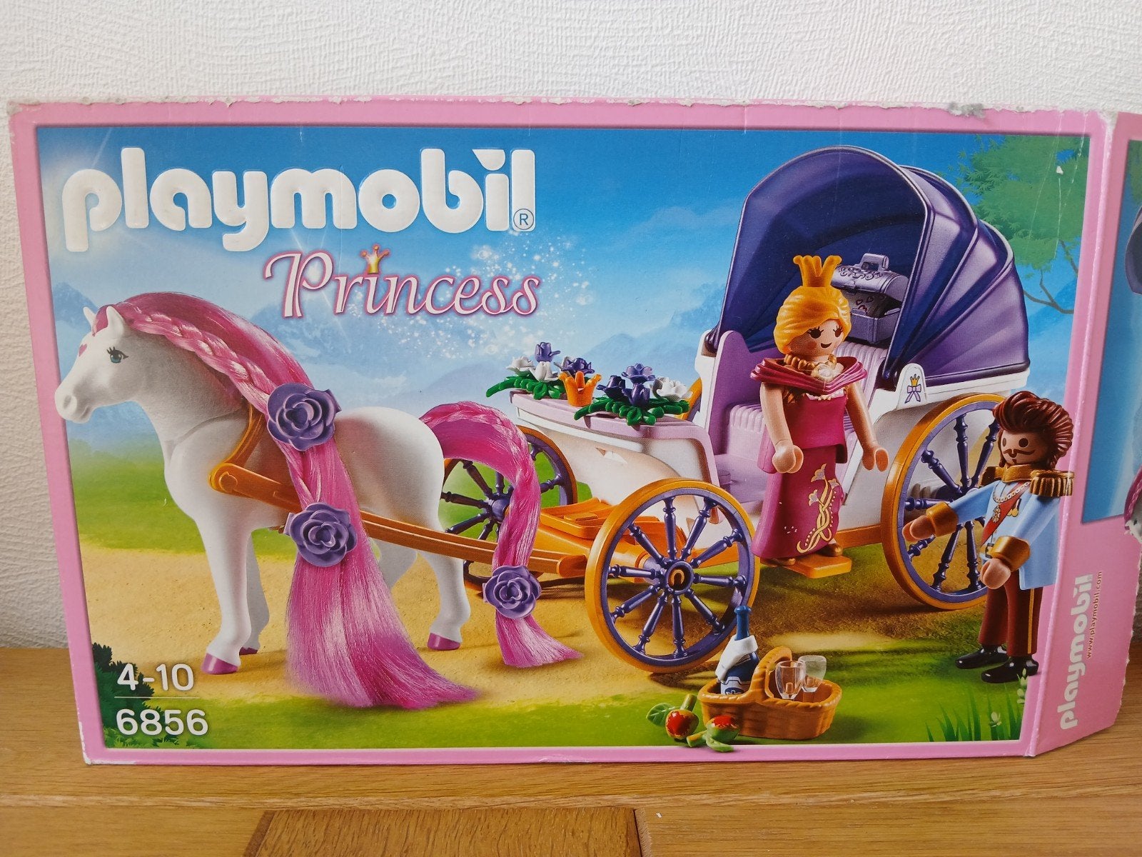Playmobil Princess set 6856 - Koets met Paard en Prinses, Kinderen en Baby's, Complete set, Voertuig, Ophalen of Verzenden, Zo goed als nieuw