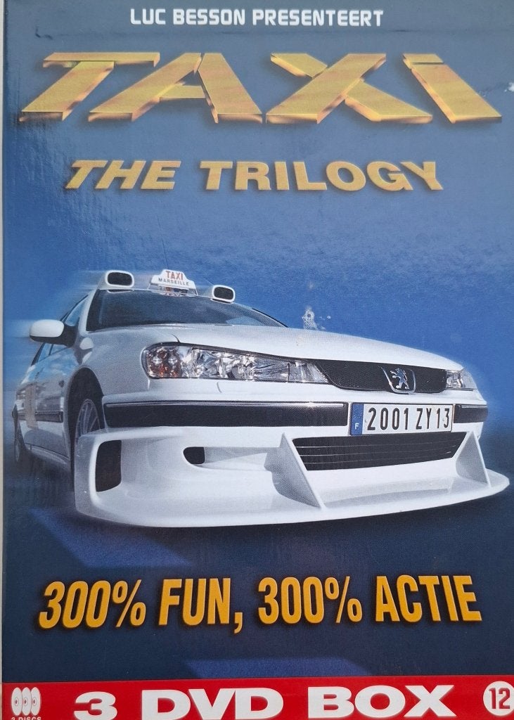 Taxi: The Trilogy DVD Boxset - Krasvrije DVD's, Actiekomedie, Nederlands, Ophalen of Verzenden, Zo goed als nieuw