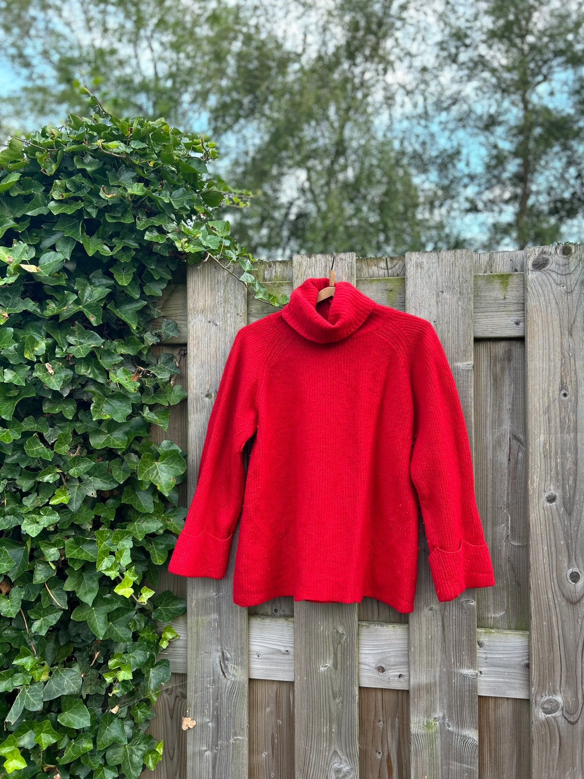 Vanilia oversized coltrui – maat 38 – rood ️, Ophalen of Verzenden, Zo goed als nieuw, Maat 38/40 (M), Rood