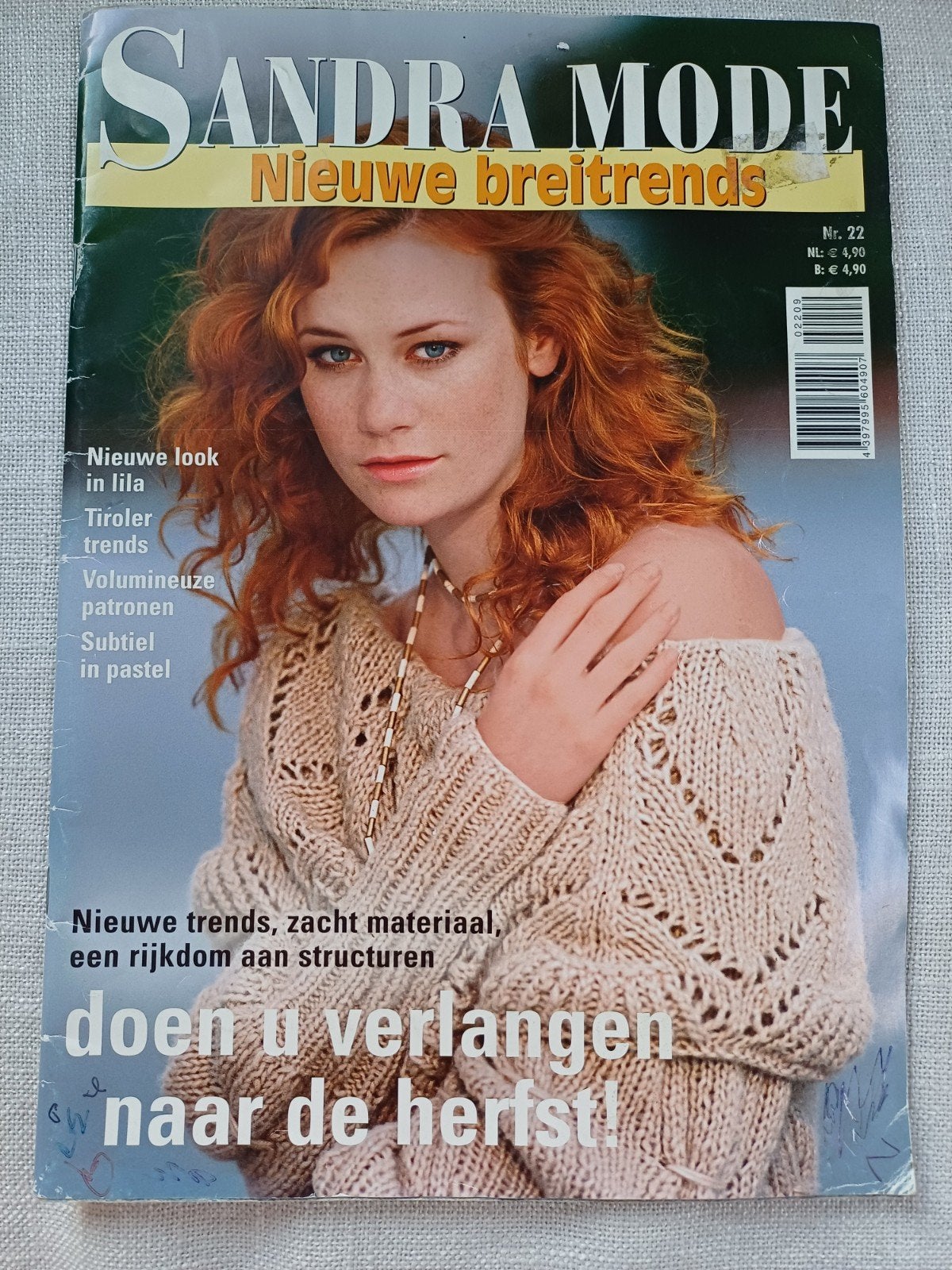 Sandra mode breien patronen herfst, Ophalen of Verzenden, Zo goed als nieuw, Breien, Patroon of Boek
