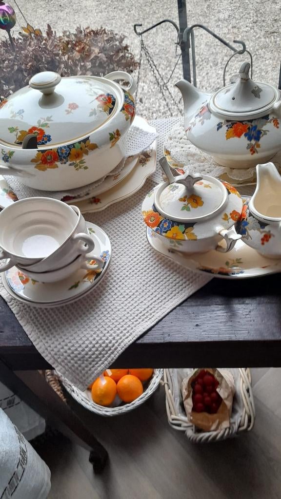 Mosa plateel Servies, Ophalen