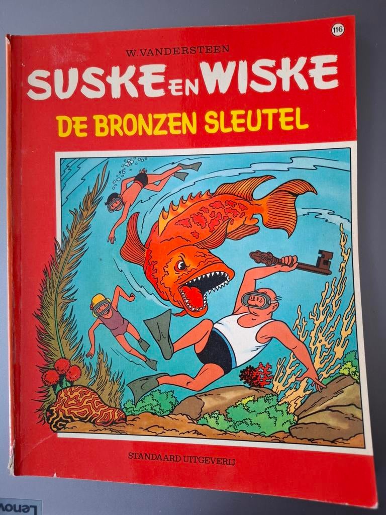 De bronzen sleutel 1971 Suske en Wiske, Eén stripboek, Ophalen of Verzenden, Gelezen