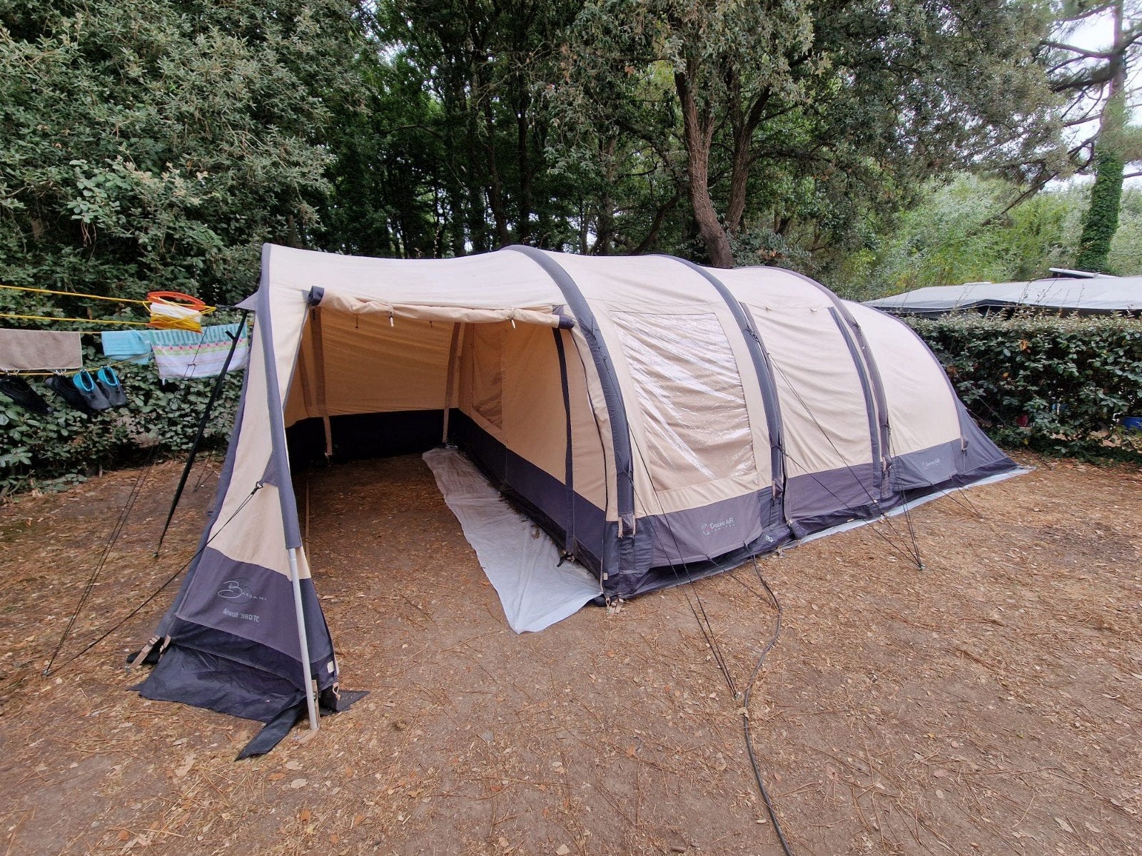 Bardani Airwolf 380 TC Oppompbare Tunnel Tent, Ophalen, Gebruikt, Tot en met 5