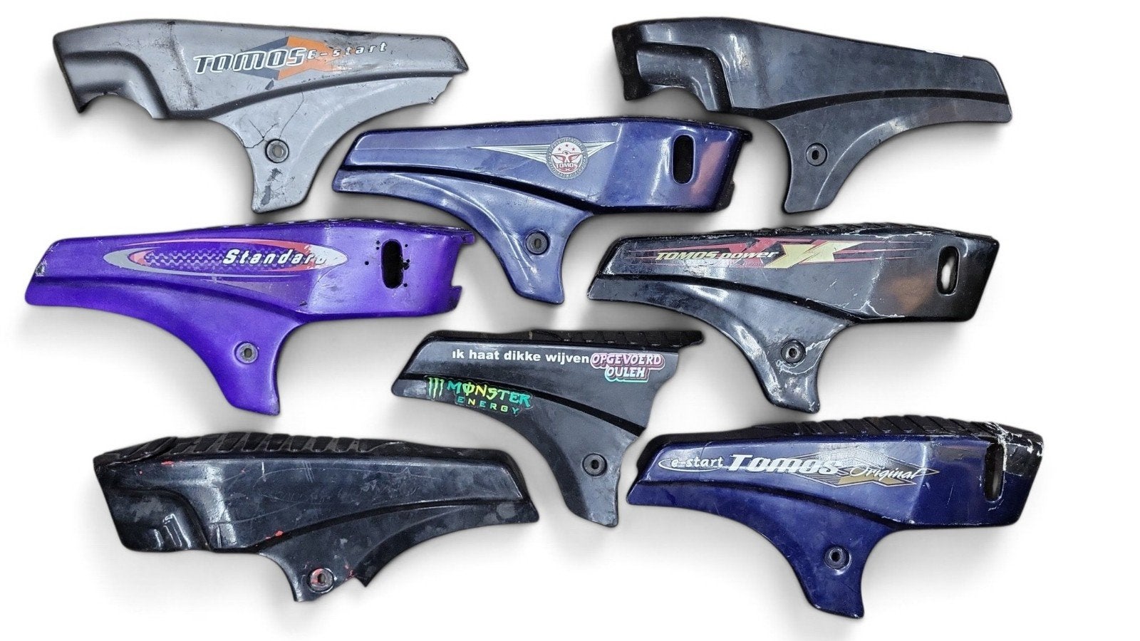 8x Tomos zijkap voor €10, Motoren, Ophalen of Verzenden, Tomos, Tomos, Tomos