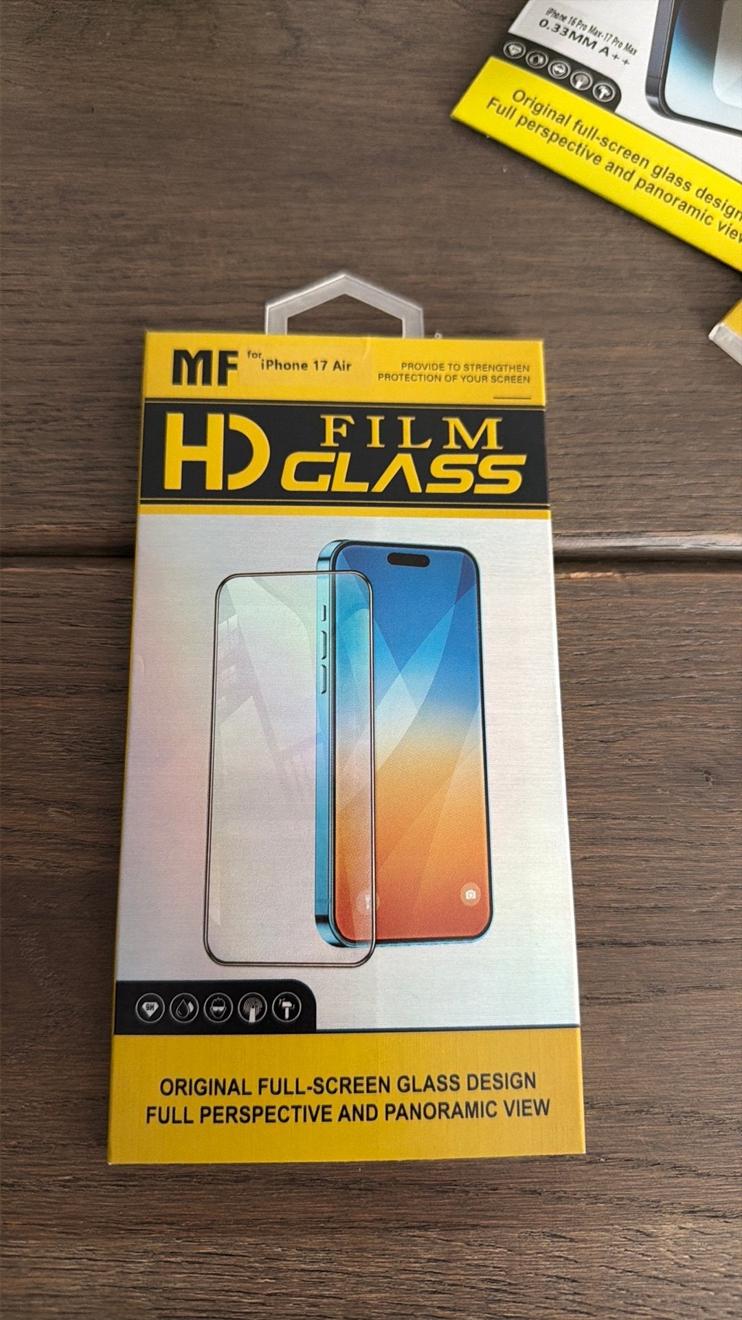 Glasplaatje iPhone 17 air, Ophalen of Verzenden, Zo goed als nieuw