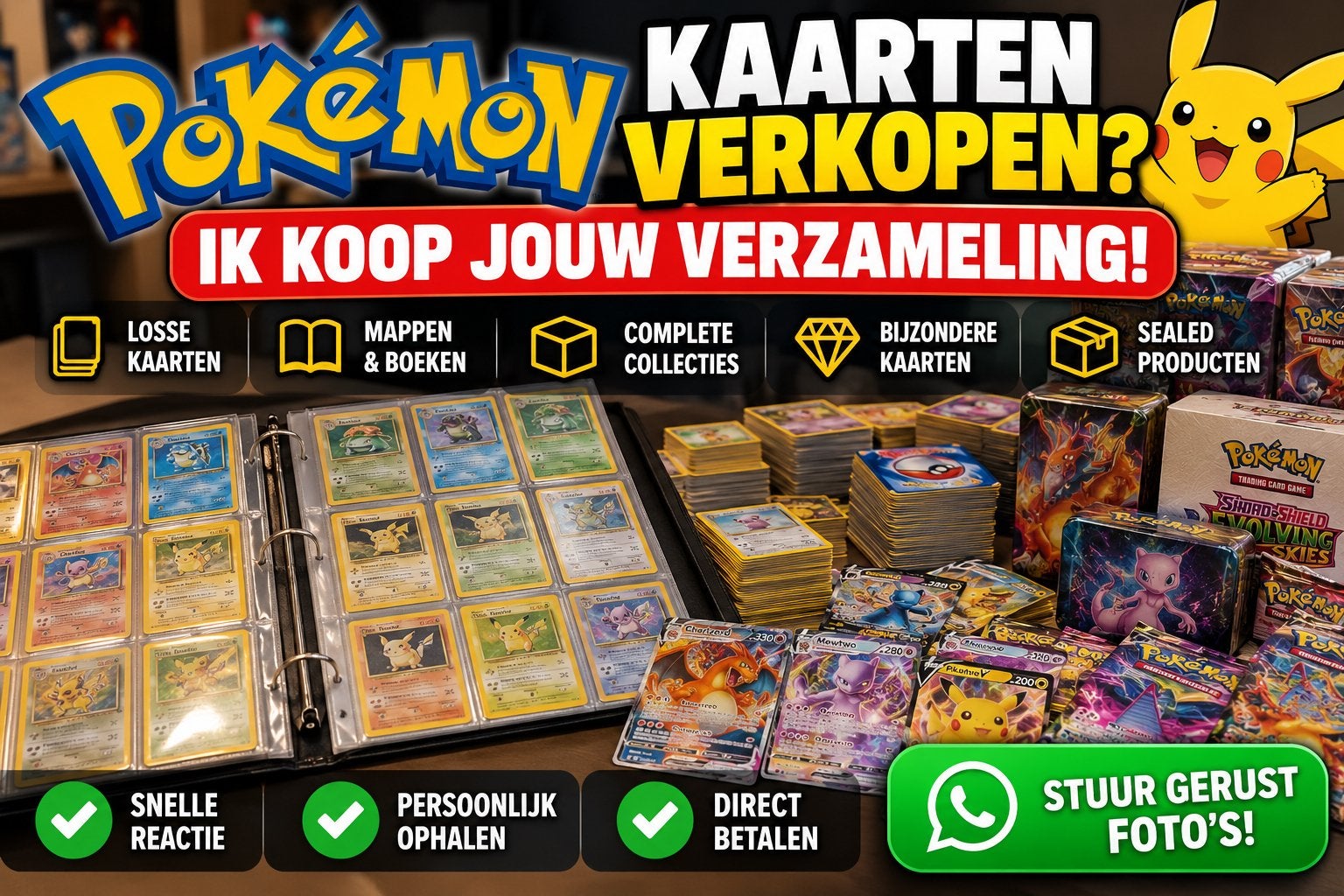 Pokémon Kaarten Verkopen? Ik Koop Jouw Verzameling!