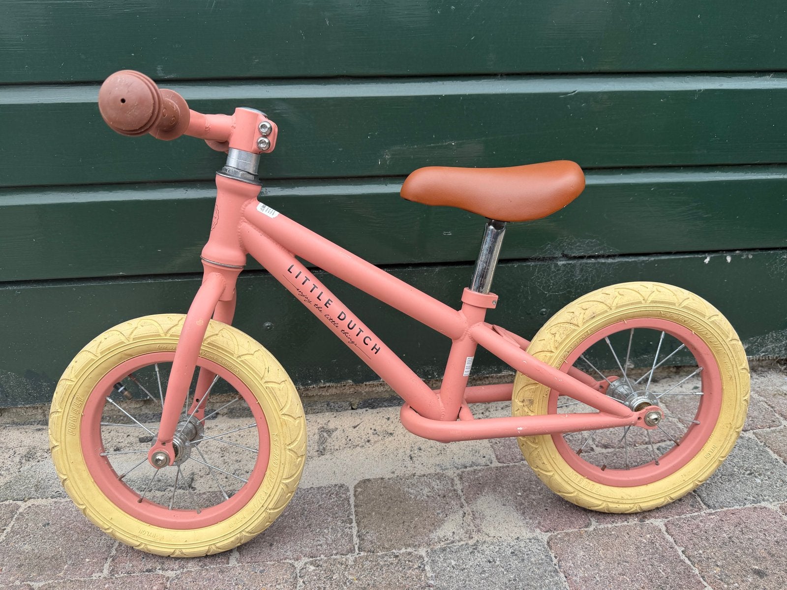 Little Dutch loopfiets roze, Ophalen, Zo goed als nieuw, Loopfiets