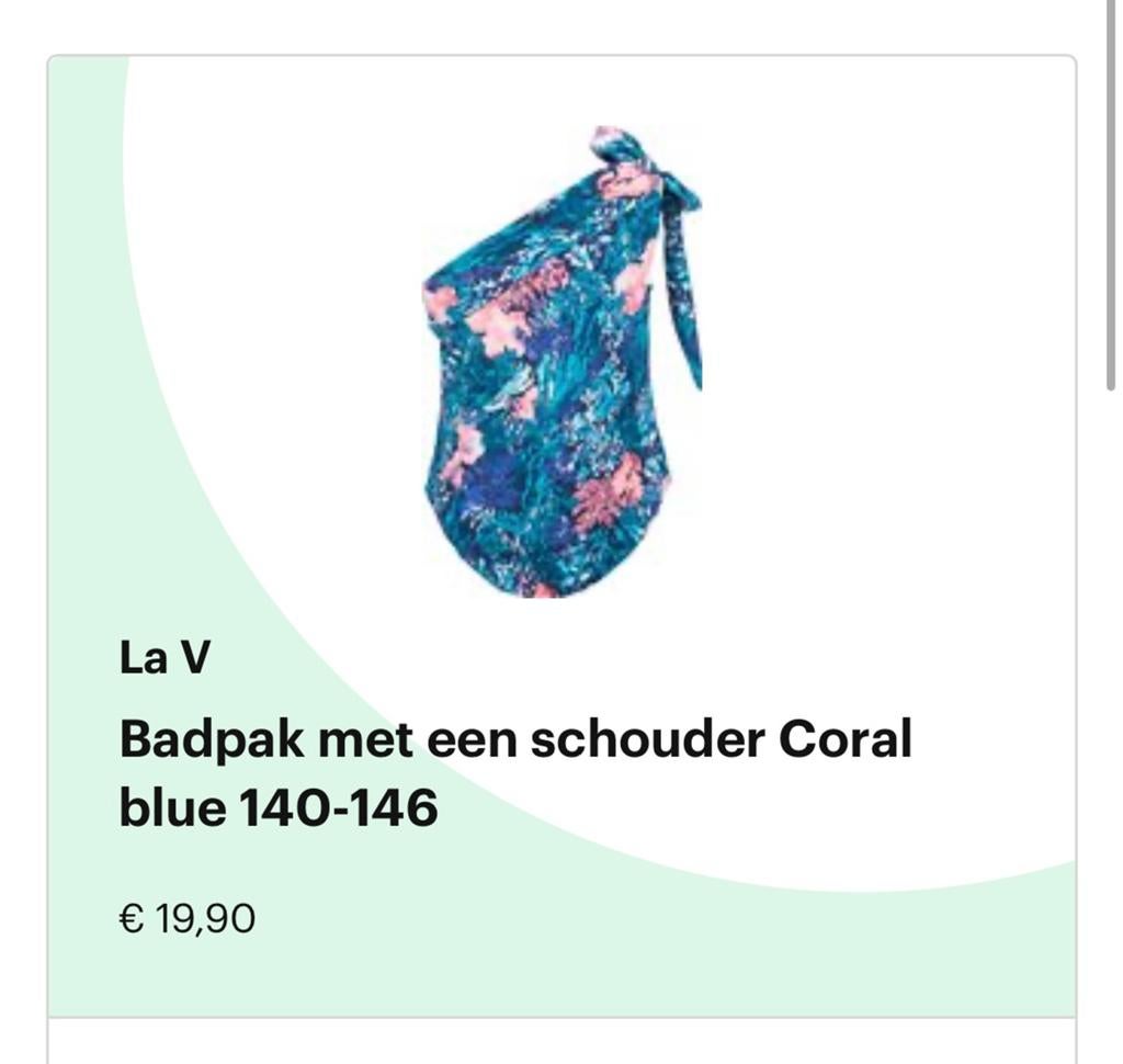 Mooi badpak maat 140-146 (valt iets kleiner), Meisje, Badpak, Ophalen of Verzenden, Zo goed als nieuw