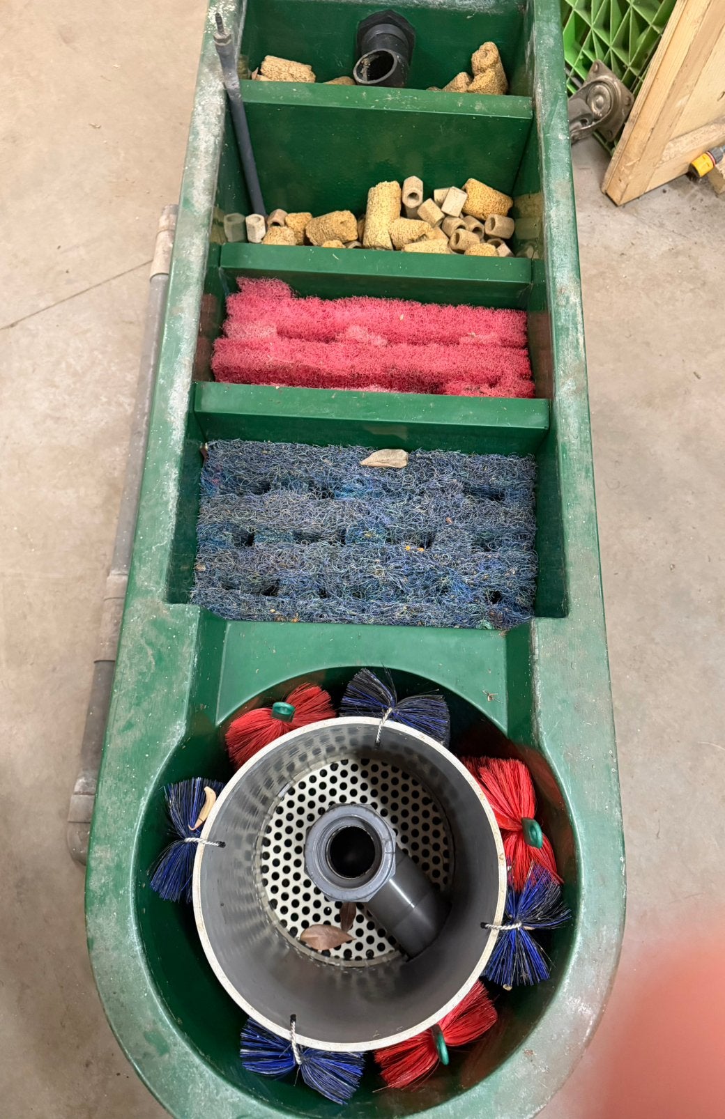 4 kamerfilter met vortex, Ophalen