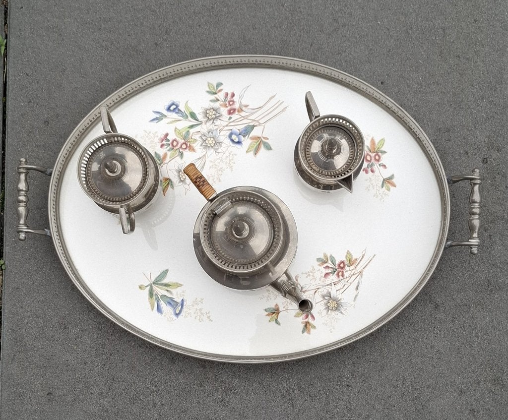 Antieke Jugendstil / Art Nouveau theeset, Ophalen