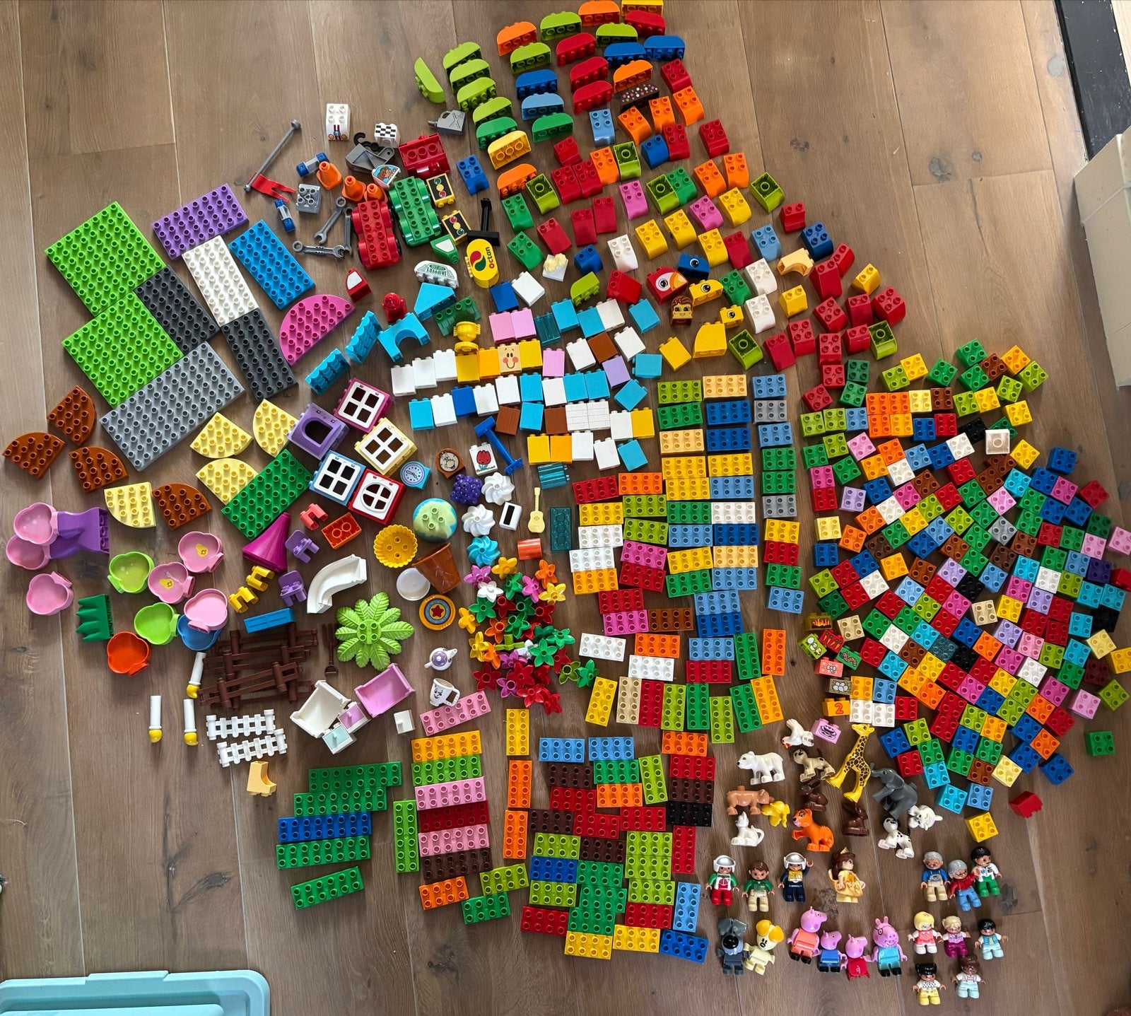 Grote verzameling Duplo met veel figuren en accessoires, Kinderen en Baby's, Speelgoed | Duplo en Lego, Ophalen, Gebruikt, Duplo