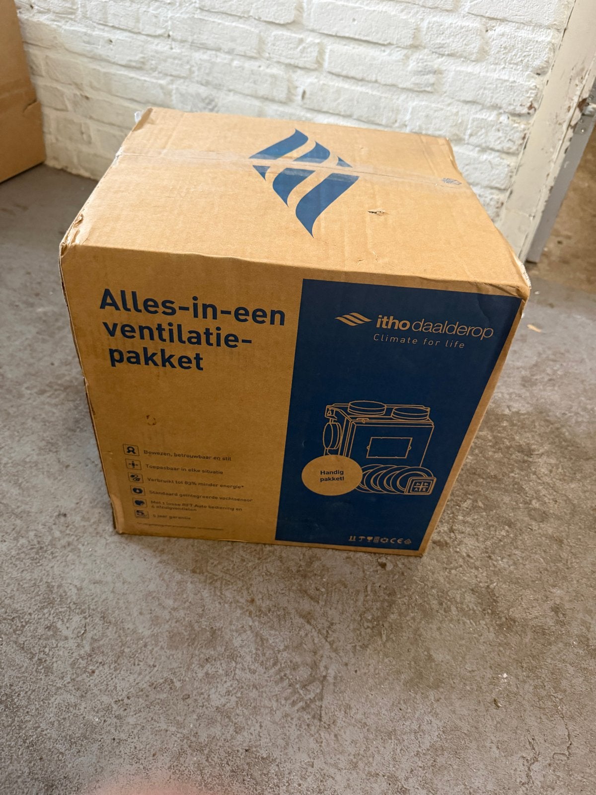 Itho Daalderop CVE-S ventilatie met co2 sensor, Ophalen of Verzenden, Nieuw, Ventilator
